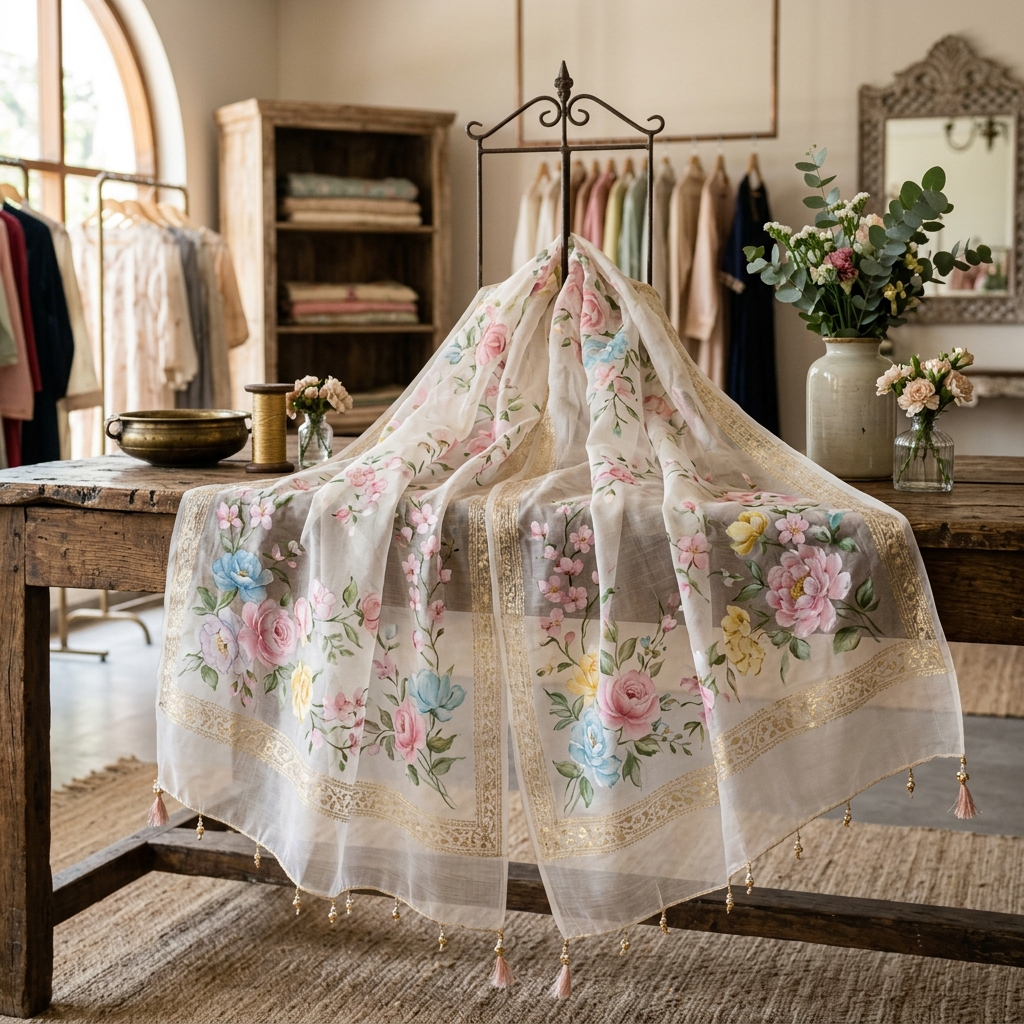 Organza Dupattas