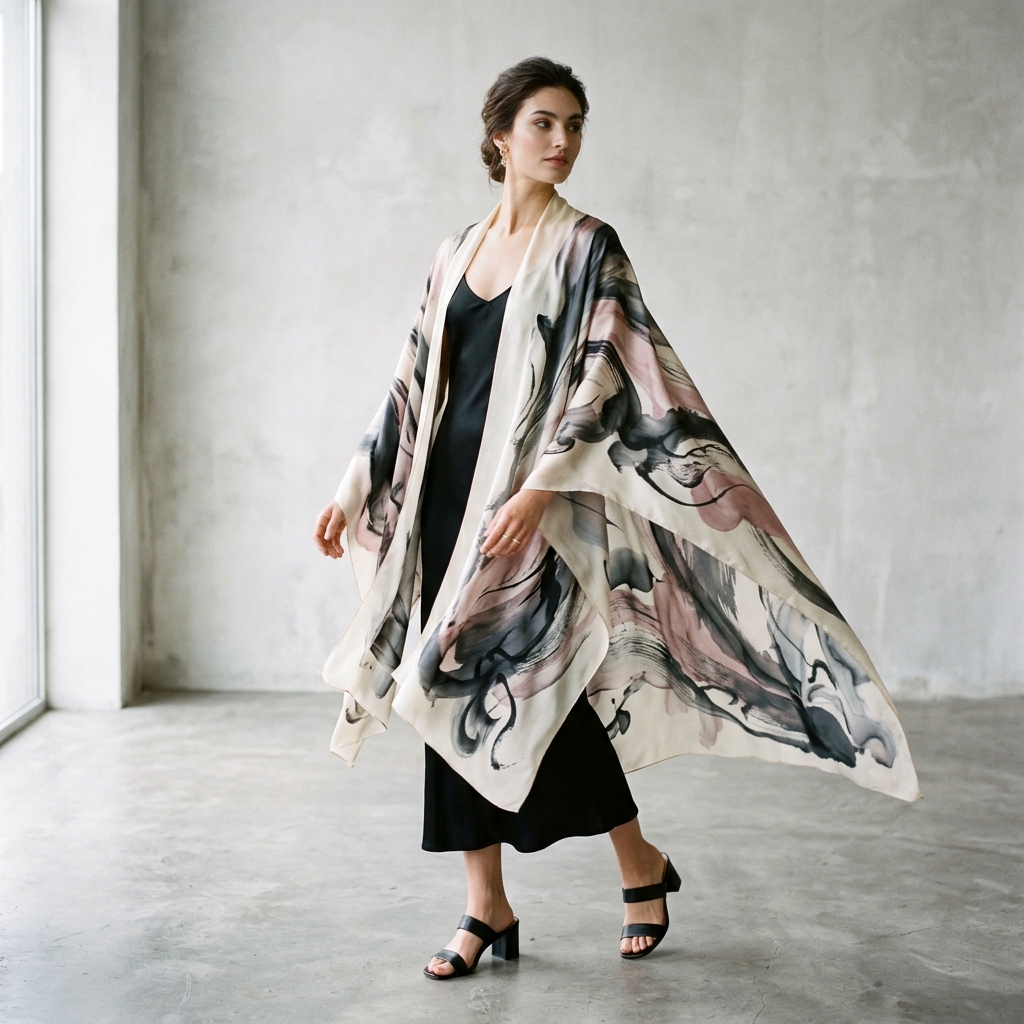 Silk Cape Shawls